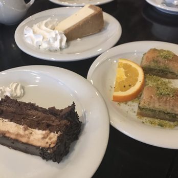 ala - The brunch menu includes three desserts: chocolate mousse cake, baklava, and cheesecake - Mediterranean Near Me - Washington, DC, District of Columbia ala - The brunch menu includes three desserts: chocolate mousse cake, baklava, and cheesecake - Mediterranean Near Me - Washington, DC, District of Columbia
