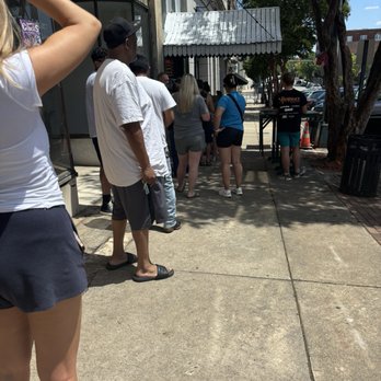 Hap's Grill - Line outside the door - Hot Dogs Near Me - Salisbury, North Carolina