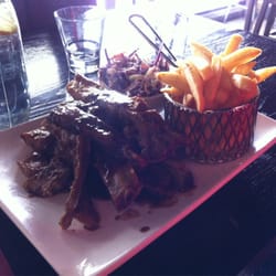 Gasworks - Ribs with fries and coleslaw