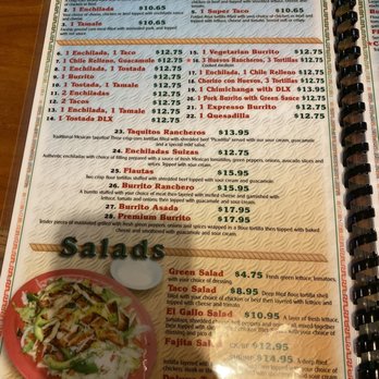 El Indio - Menu page 3 - Mexican Near Me - Portland, Oregon
