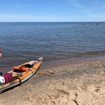 Meyers Beach- Bayfield Sea Caves - Meyers beach kayak launch - Hiking Near Me - Cornucopia, Wisconsin