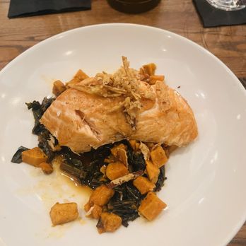 18th & 21st - Cedar Plank Salmon it was SO GOOD - Cocktail Bars Near Me - Columbia, Maryland