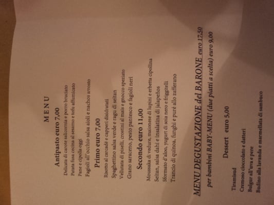 Menu photo 2 Il Barone di Porta Romana Florence, FI