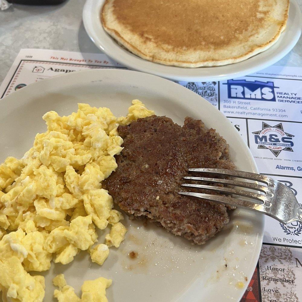 Happy Jacks Hamburger & Pie Shop - Pancake sandwich - Burgers Near Me - Bakersfield, California Happy Jacks Hamburger & Pie Shop - Pancake sandwich - Burgers Near Me - Bakersfield, California