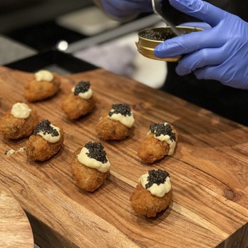 Sugo Hand Roll Bar - Fried oysters with caviar by SHIO - Sushi Bars Near Me - Seattle, Washington