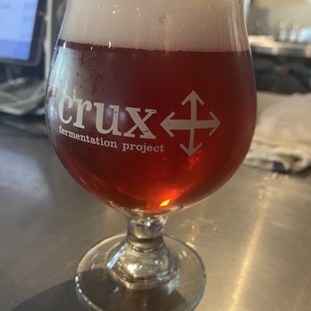 Crux Fermentation Project - Bramble Candy huckleberry sour. Always have unique and delicious choices - Brewpubs Near Me - Bend, Oregon Crux Fermentation Project - Bramble Candy huckleberry sour. Always have unique and delicious choices - Brewpubs Near Me - Bend, Oregon