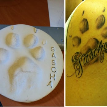 Heroes & Ghosts Tattoo - Paw print - inspiration & tattoo - Tattoo Near Me - Richmond, Virginia