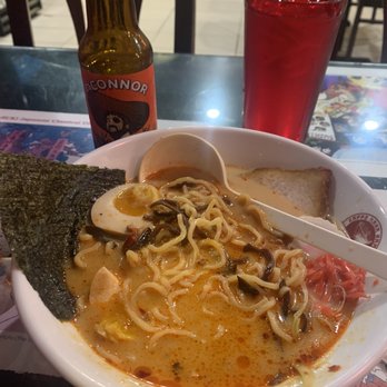 Kappo Nara Ramen - Tonkotsu Ramen with Spicy ground pork and a side of hot chili oil stirred in - Ramen Near Me - Virginia Beach, Virginia