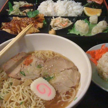 Kanpai - Ramen and fried rice combo and a sesame chicken and shumai bento. - Sushi Bars Near Me - Chula Vista, California
