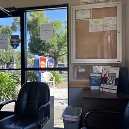 The inside waiting area. The inside waiting area.