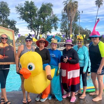 Aquamotion Ability Foundation - A few of us wearing our Halloween hats! - Swimming Lessons/Schools Near Me