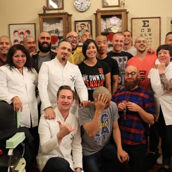 J.P. Kempt - a shot from the Go Bald Event at JP Kempt - Barbers Near Me - San Francisco, California