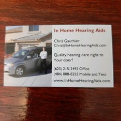 In Home Hearing Aids - Business Card
