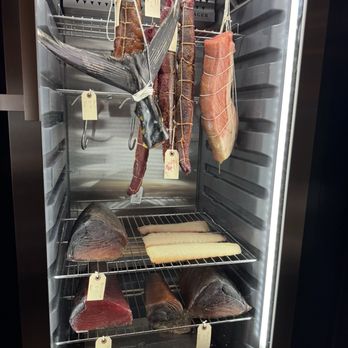 Old Hickory Steakhouse - The dry ager case with bluefin tuna and other variety of fishes. - Steakhouses Near Me - Chula Vista, California Old Hickory Steakhouse - The dry ager case with bluefin tuna and other variety of fishes. - Steakhouses Near Me - Chula Vista, California