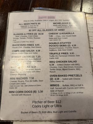 Menu photo 1 The Backyard Grub n' Brews Santa Clarita, CA Menu photo 1 The Backyard Grub n' Brews Santa Clarita, CA