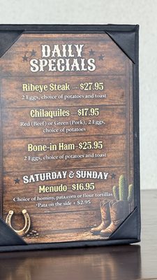 Menu photo 2 Rodeo Cafe Temecula, CA Menu photo 2 Rodeo Cafe Temecula, CA