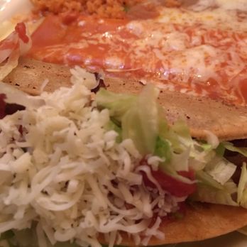 Casa Orozco - Combination with shredded beef taco and cheese enchilada with beans and rice. - Mexican Near Me - Dublin, California Casa Orozco - Combination with shredded beef taco and cheese enchilada with beans and rice. - Mexican Near Me - Dublin, California
