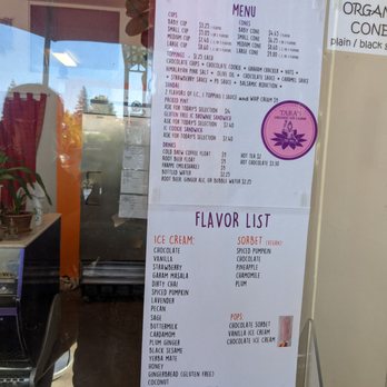 Tara's Organic Ice Cream - Ice Cream & Frozen Yogurt Near Me - Berkeley, California