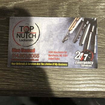 Top Nutch Locksmith - Keys & Locksmiths Near Me - Manchester, Missouri Top Nutch Locksmith - Keys & Locksmiths Near Me - Manchester, Missouri