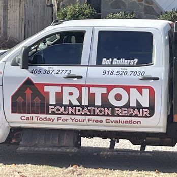 Triton Foundation Repair - Triton work truck - Masonry/Concrete Near Me - Newcastle, Oklahoma Triton Foundation Repair - Triton work truck - Masonry/Concrete Near Me - Newcastle, Oklahoma