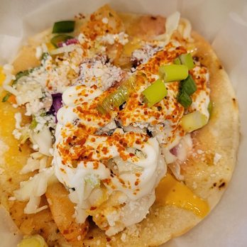 Bone Appetit Bar-b-que grill - Shrimp taco. Haven't tried yet bc too full, but looks yummy - Barbeque Near Me - Sparks, Nevada Bone Appetit Bar-b-que grill - Shrimp taco. Haven't tried yet bc too full, but looks yummy - Barbeque Near Me - Sparks, Nevada