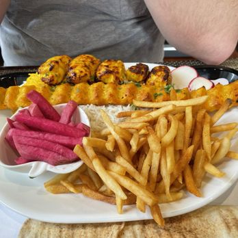 Corner Kebab - Chicken Lule Kebab Plate 8/10 - Mediterranean Near Me - San Fernando, California