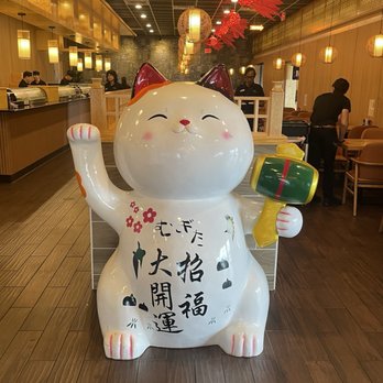 Sushi Yama - Lucky cat greets you as you walk in the door. - Asian Fusion Near Me - Pembroke Pines, Florida Sushi Yama - Lucky cat greets you as you walk in the door. - Asian Fusion Near Me - Pembroke Pines, Florida