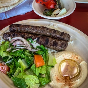 MAZAYA - Kafta platter & roasted veggies - Mediterranean Near Me - La Mirada, California