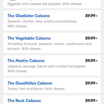 Nick's Deli & Pizza - Screenshot of their GrubHub menu. Note that the other calzones list cheese as an ingredient, but the Sweet Home Alabama does not. - Delis Near Me - Marlborough, Massachusetts Nick's Deli & Pizza - Screenshot of their GrubHub menu. Note that the other calzones list cheese as an ingredient, but the Sweet Home Alabama does not. - Delis Near Me - Marlborough, Massachusetts