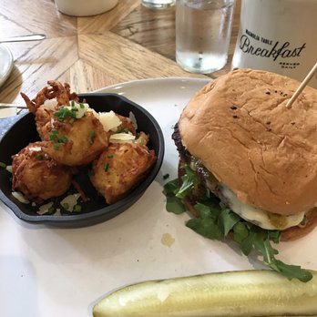 Magnolia Table - Gaines brothers burger with home made tater tots - Breakfast & Brunch Near Me - Waco, Texas Magnolia Table - Gaines brothers burger with home made tater tots - Breakfast & Brunch Near Me - Waco, Texas