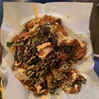 Seoul Taco - Sweet potato basket with beef - Korean Near Me - Chicago, Illinois Seoul Taco - Sweet potato basket with beef - Korean Near Me - Chicago, Illinois