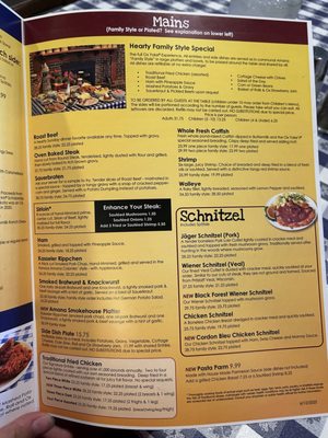 Menu photo 3 Ox Yoke Inn Amana, IA Menu photo 3 Ox Yoke Inn Amana, IA
