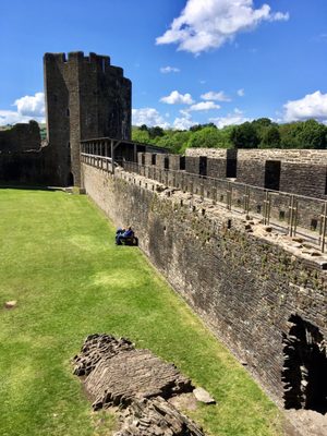 Caerphilly Castle by null