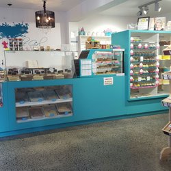 The Girl On The Swing - Inside bakery cabinets