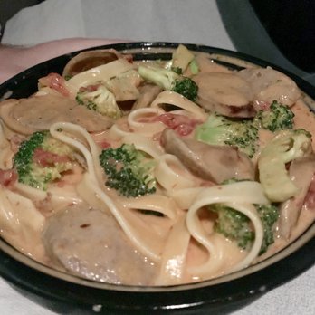 Pastability's - Fettuccini, pink sauce, broccoli, and sausage - Italian Near Me - Salinas, California Pastability's - Fettuccini, pink sauce, broccoli, and sausage - Italian Near Me - Salinas, California