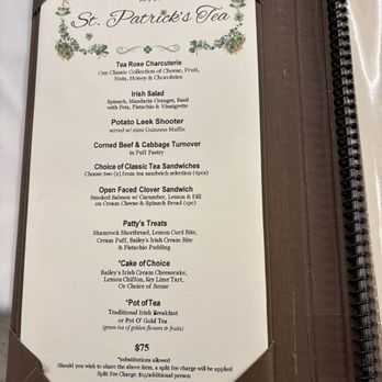 Tea Rose Garden - Menu on March 22,2025 - Tea Rooms Near Me - Pasadena, California Tea Rose Garden - Menu on March 22,2025 - Tea Rooms Near Me - Pasadena, California