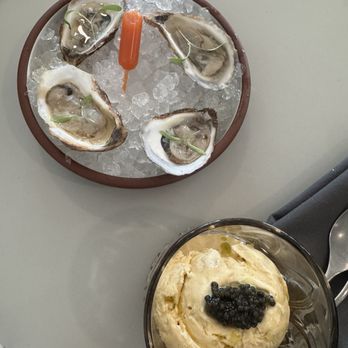 Padre's Wine - Oysters & Caviar w/icecream - Wine Bars Near Me - Houston, Texas