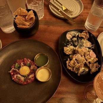 The Husky - Steak tartare Oyster mushrooms - Burgers Near Me - New Orleans, Louisiana The Husky - Steak tartare Oyster mushrooms - Burgers Near Me - New Orleans, Louisiana
