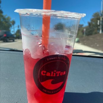 CaliTea - San Diego - Hibiscus cooler with Aloe Vera - Bubble Tea Near Me - San Diego, California CaliTea - San Diego - Hibiscus cooler with Aloe Vera - Bubble Tea Near Me - San Diego, California