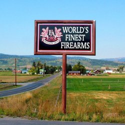 Freedom Arms - Freedom Arms' roadside sign.