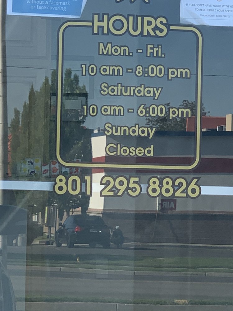 BODY PERFECT TANNING 12 Reviews 390 N 500th W, Bountiful, UT Yelp