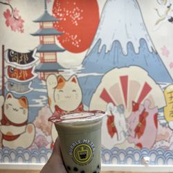 Bubble My Tea - Matcha milk tea + boba