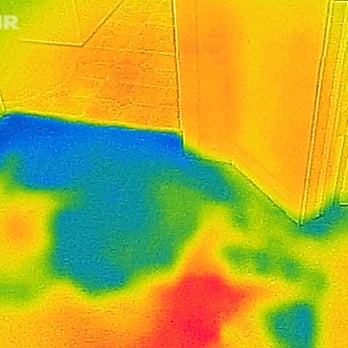 Atex Builders - Thermal imaging to map path of water - Damage Restoration Near Me - Troy, Michigan
