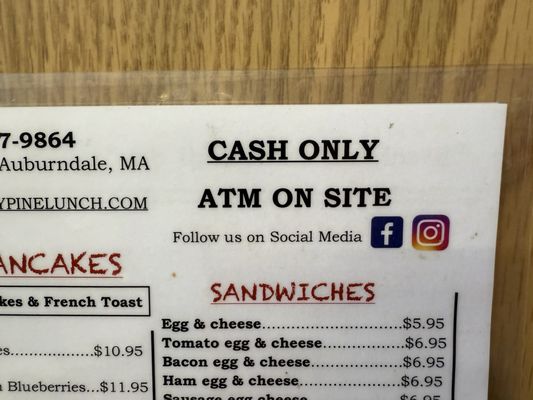 Menu photo 1 Knotty Pine Newton, MA