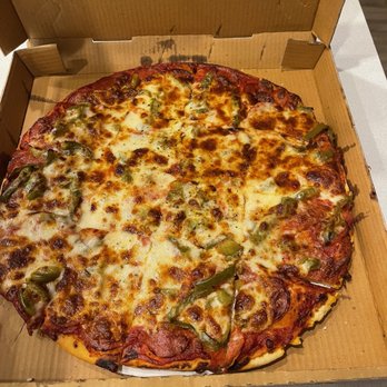 Deno’s Pizza - Pepperoni and green pepper!! - Pizza Near Me - Surprise, Arizona Deno’s Pizza - Pepperoni and green pepper!! - Pizza Near Me - Surprise, Arizona