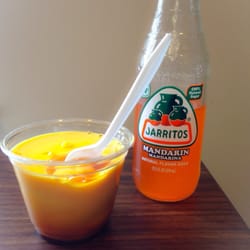La Mexicana - Flan and Mexican soda