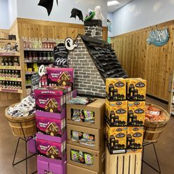 Trader Joe's - Halloween Display (yummy Joe Joe's & Halloween Gummies, fun Haunted House kit)