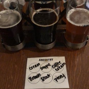 Ancestry Brewing - Beer Flight - Breweries Near Me - Tualatin, Oregon