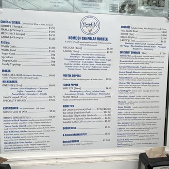 Amsdell Ice Cream Eatery - Probably the best ice cream menu I have ever seen - love the mini sundae options and kids choices - Ice Cream & Frozen Yogurt Near Me - Hamburg, New York