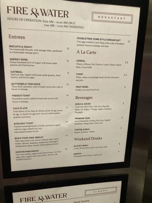 Menu photo 2 Fire & Water San Antonio, TX